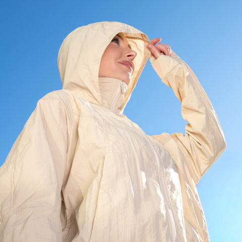 Deluxe Hooded Sun Jacket Lightweight UPF 50+