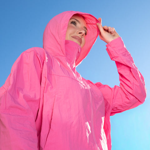 Deluxe Hooded Sun Jacket Lightweight UPF 50+