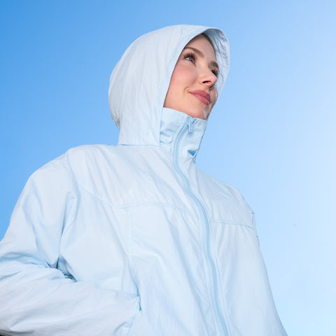 Deluxe Hooded Sun Jacket Lightweight UPF 50+