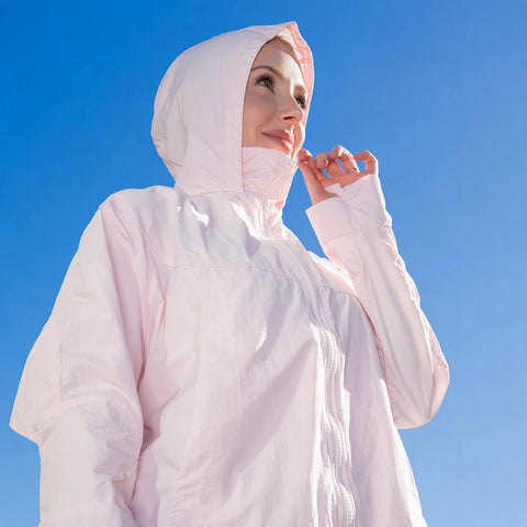 Deluxe Hooded Sun Jacket Lightweight UPF 50+