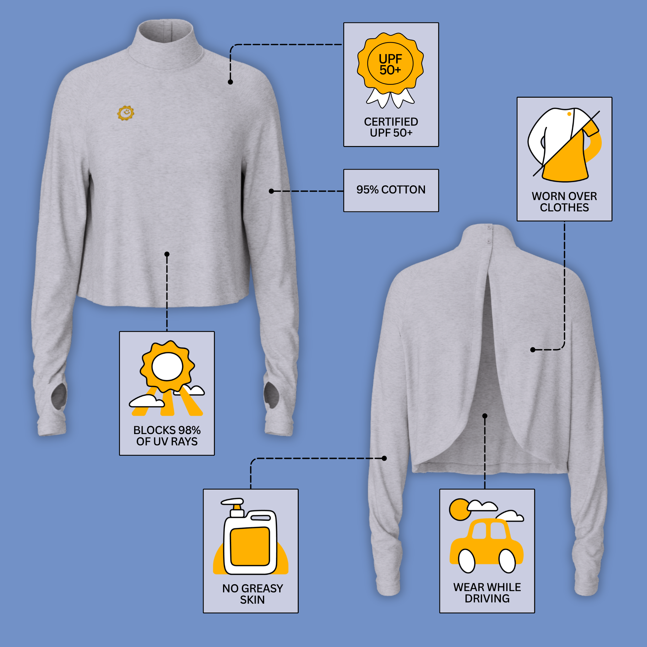 Sun Smock Turtleneck