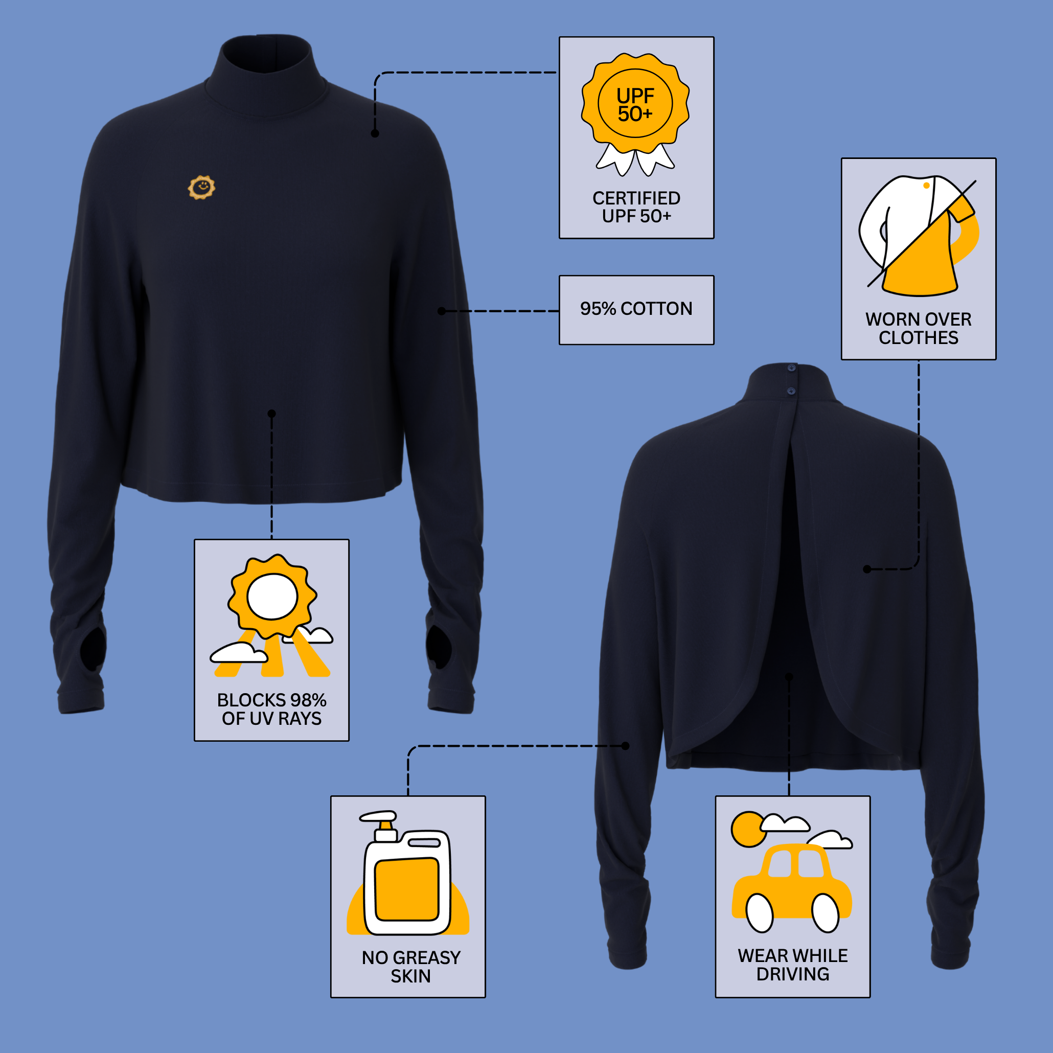 Sun Smock Turtleneck