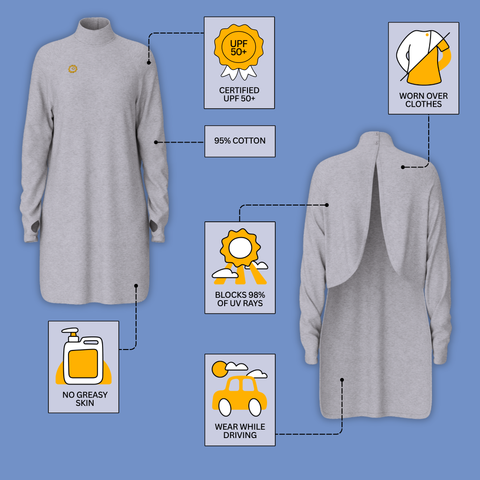 Sun Smock Turtleneck Long