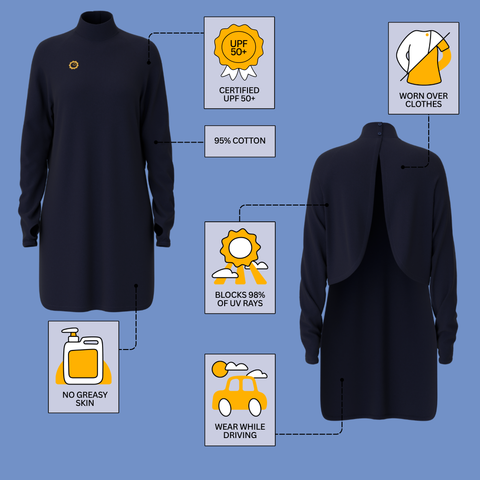 Sun Smock Turtleneck Long