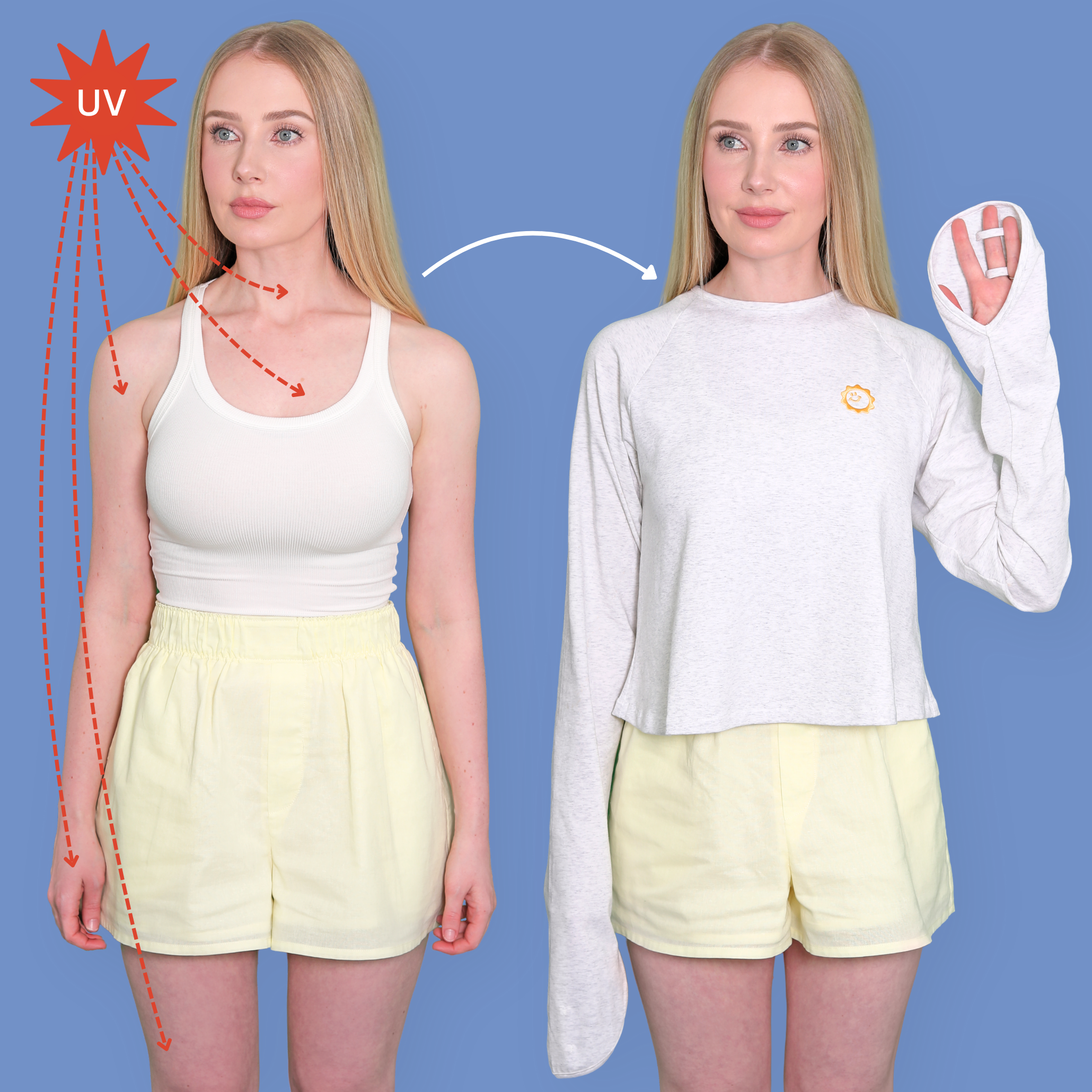 Sun Smock with Gloves