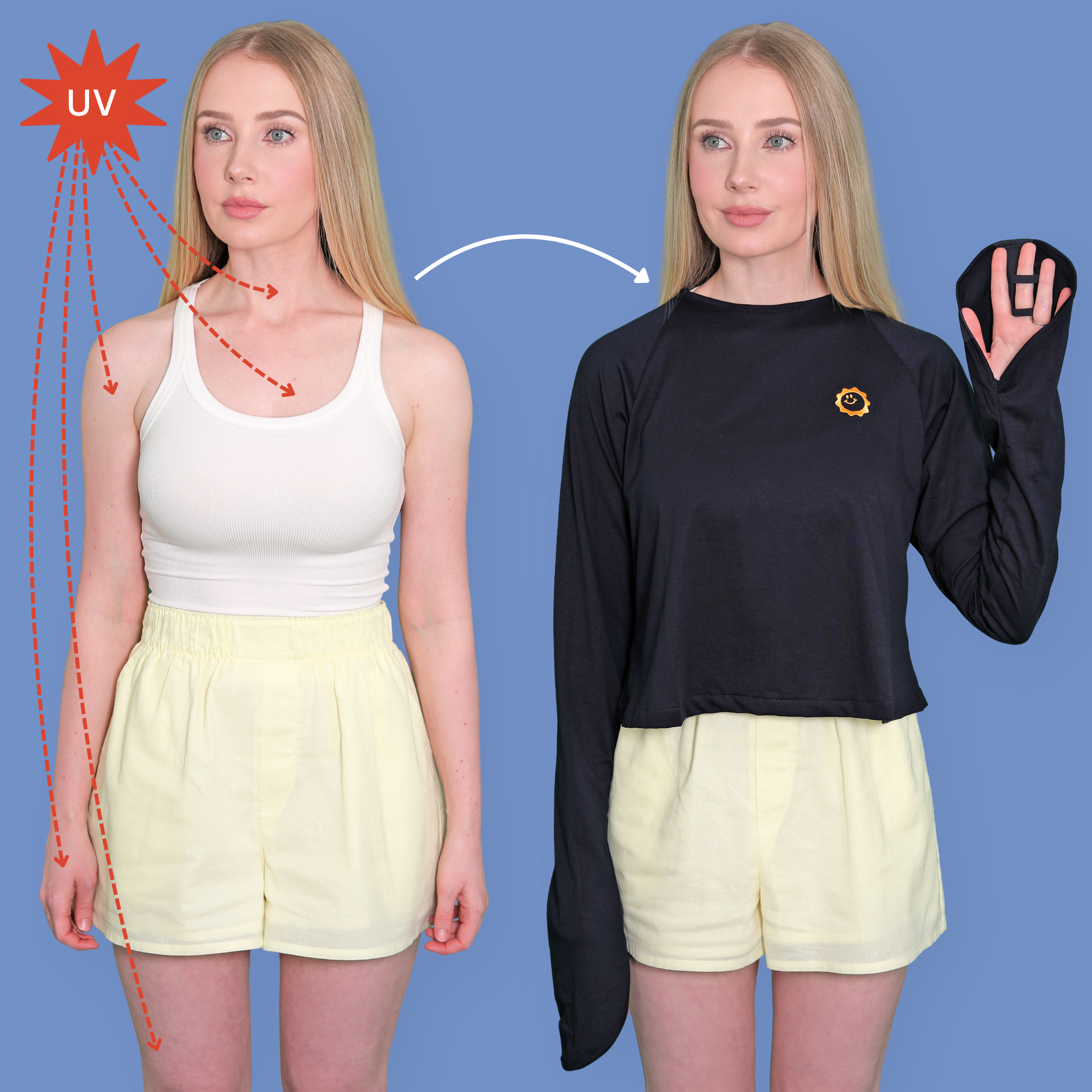 Sun Smock with Gloves