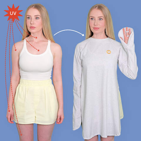 Sun Smock Long with Gloves