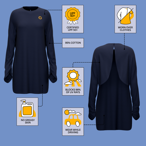 Sun Smock Long with Gloves