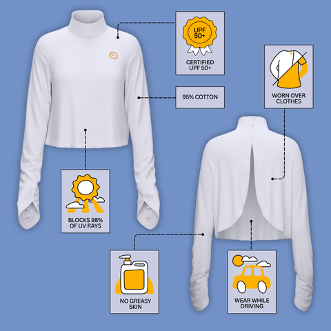 Sun Smock Turtleneck with Gloves