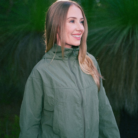 Deluxe Hooded Sun Jacket Lightweight UPF 50+