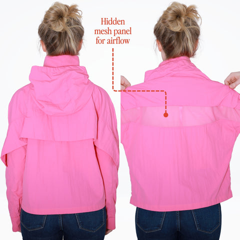 Deluxe Hooded Sun Jacket Lightweight UPF 50+