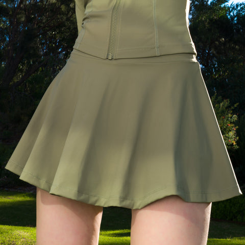 Tennis Skirt with Built-In Shorts